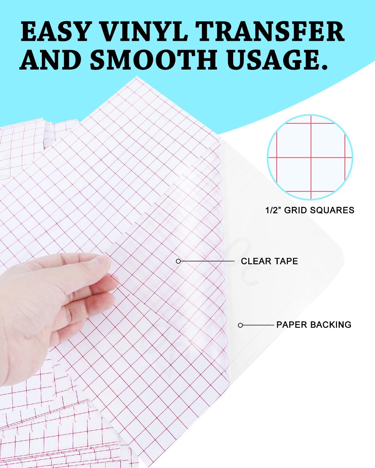 30 Pack Transfer Tapes Compatible with Cricut Maker 4/3 Explore 3/4