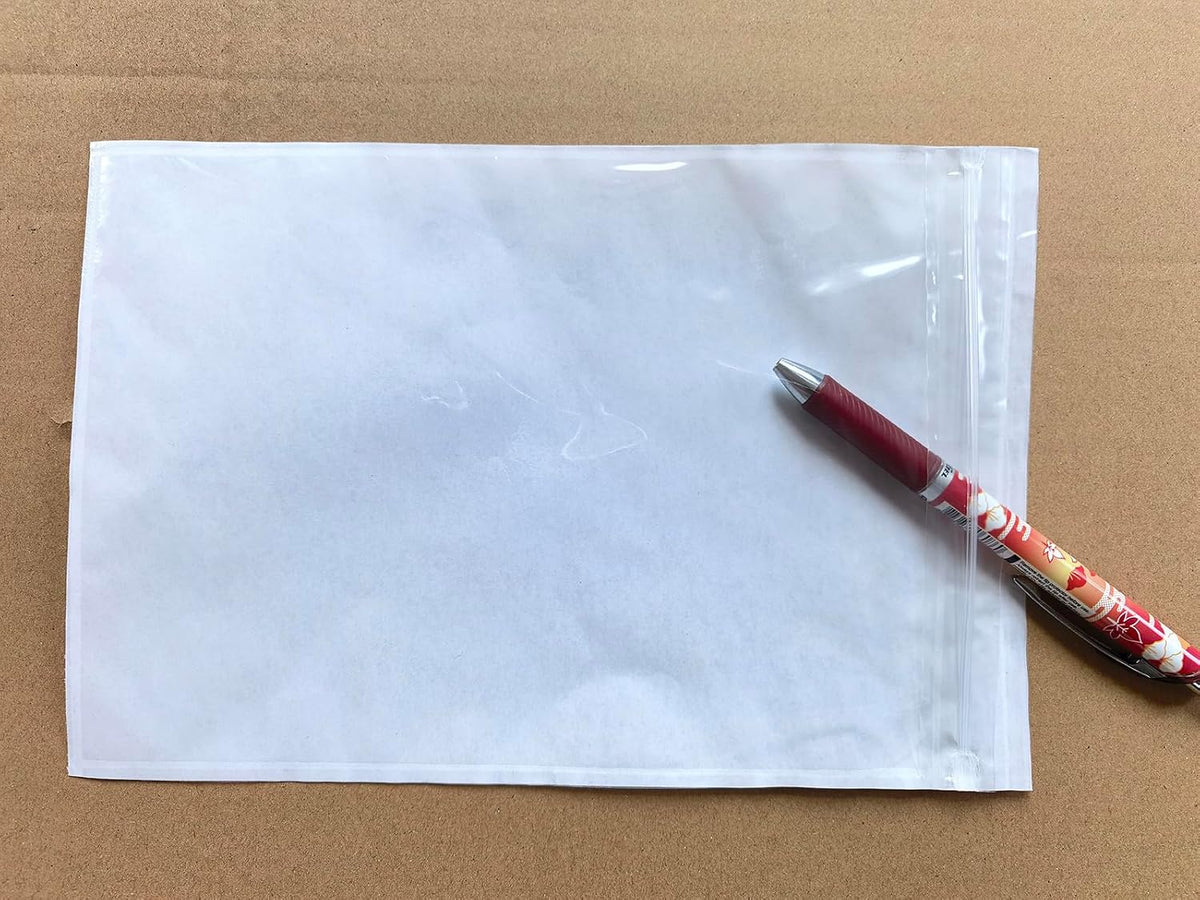 6.7'' x 10'' Zipper Closure Packing List Envelope, Packing List Mailing Envelopes, Resealable Adhesive Shipping