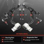 A-Premium 6Pcs Suspension Kit, Front Lower Control Arm