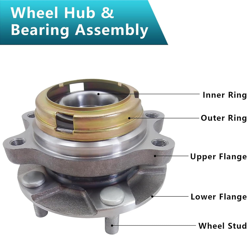 513294 Front Wheel Bearing Hub Assembly for Nissan Altima 2.5L 2007-2013