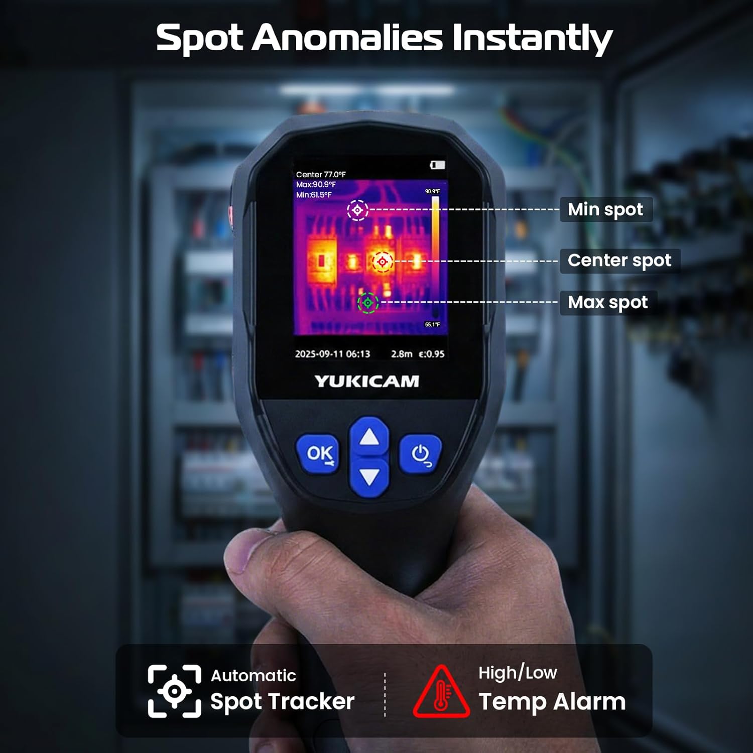 Thermal Imaging Camera, Dual-Light Infrared Thermal Camera for Home Inspection