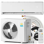 9000 BTU Mini Split Ac/Heating System, 110/115V 19 SEER2