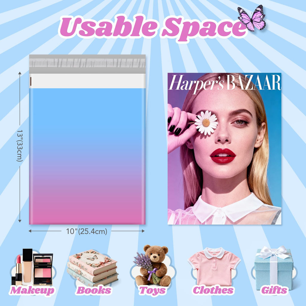 Cute Poly Mailers 10x13 1200PC Shipping Bags for Small Business