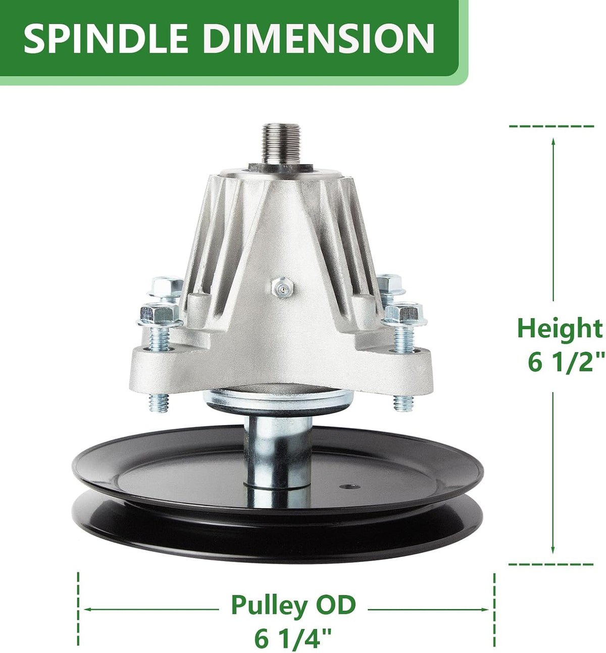 46 Inch 918-06977A 918-06977 Deck Spindle Assembly Fits For Cub Cadet XT1 LT46 XT2 LX46 RZT L 46 Craftsman T240 T8200 T3100 MTD Troy Bilt 46 Replace 618-06977a 618-06977 Mower Spindle parts