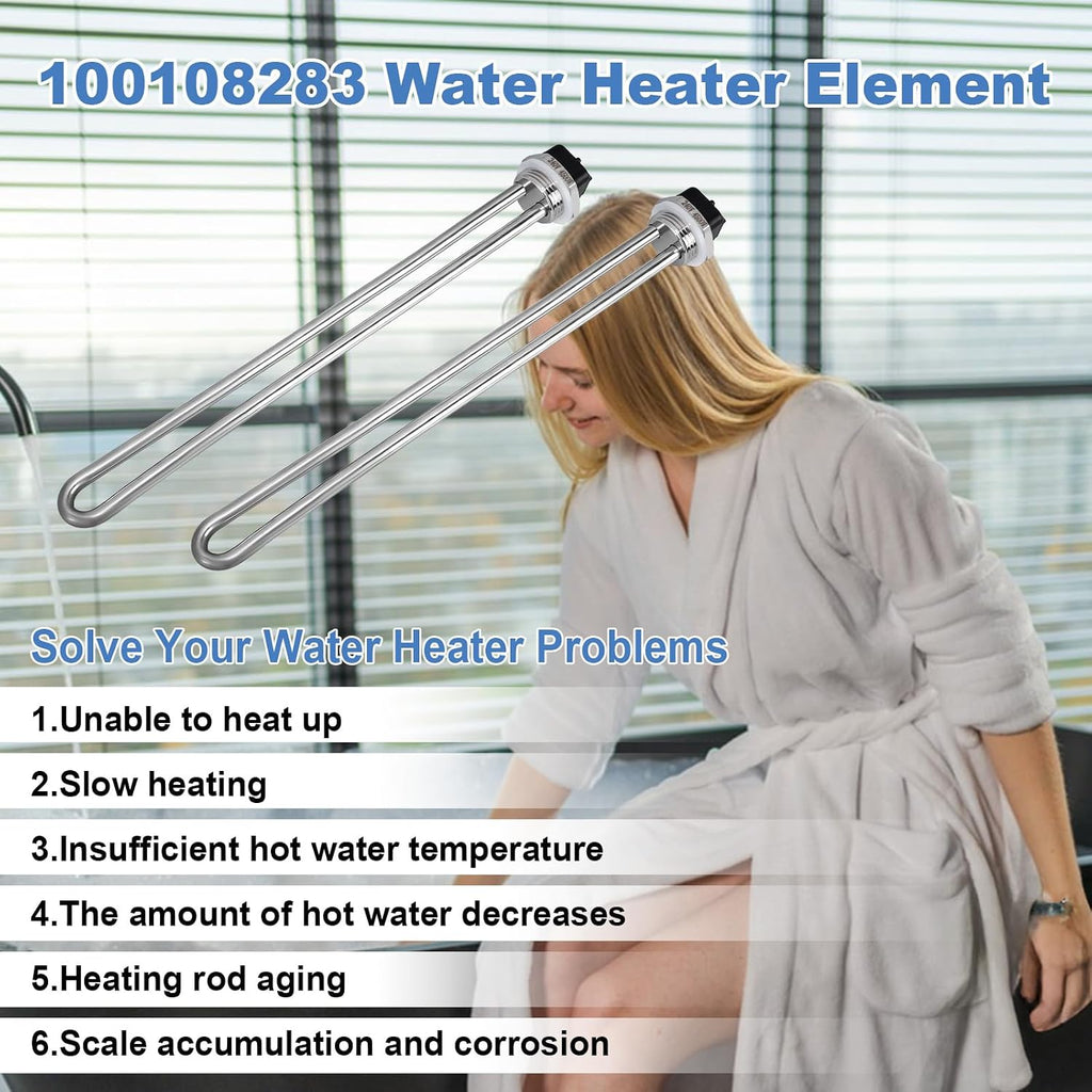 2 Pack 100108283 Water Heater Element for AO Smith Electric Water Heaters