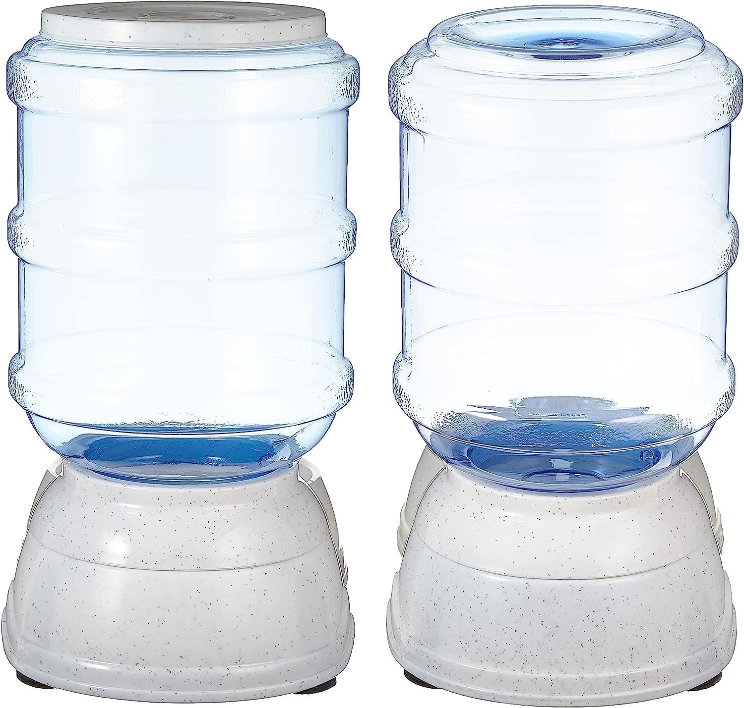 Automatic Pet Water Dispenser and Gravity Food Feeder Set for Cat and Dog, Easy to Clean, 6-Pound Food Capacity
