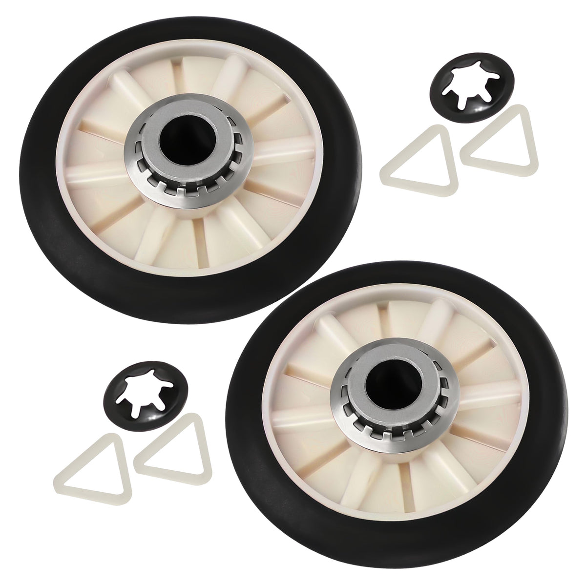 Dryer Drum Rollers for Maytag MGD5030MW1 (2-Pack)