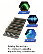 GOODYUSE 1576-8M-12 HTD Timing Belt, 1576mm Length x 12mm Width x 6mm Height, 8mm Pitch, 197 Teeth, Closed Loop Pulley Timing Belt
