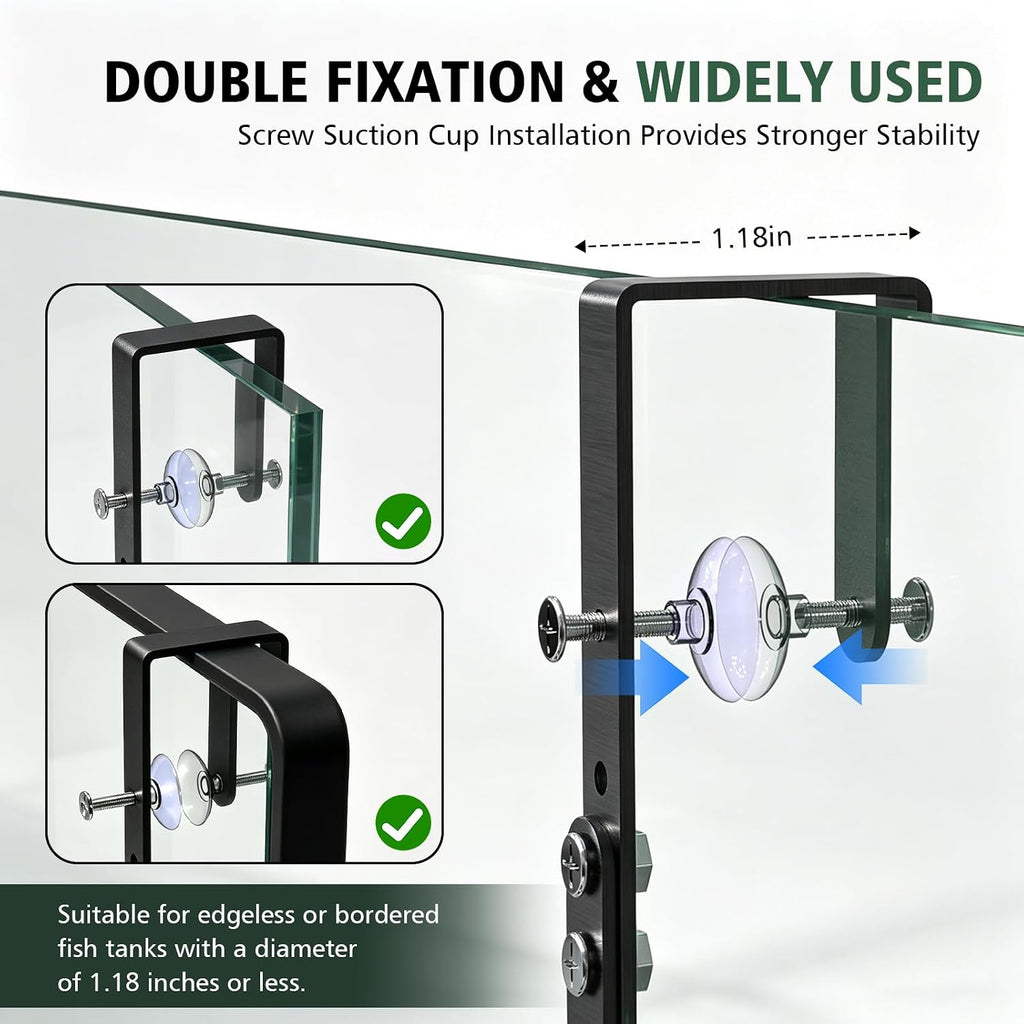 Adjustable Hanging Turtle Basking Platform with Ramp & Feeding Tray