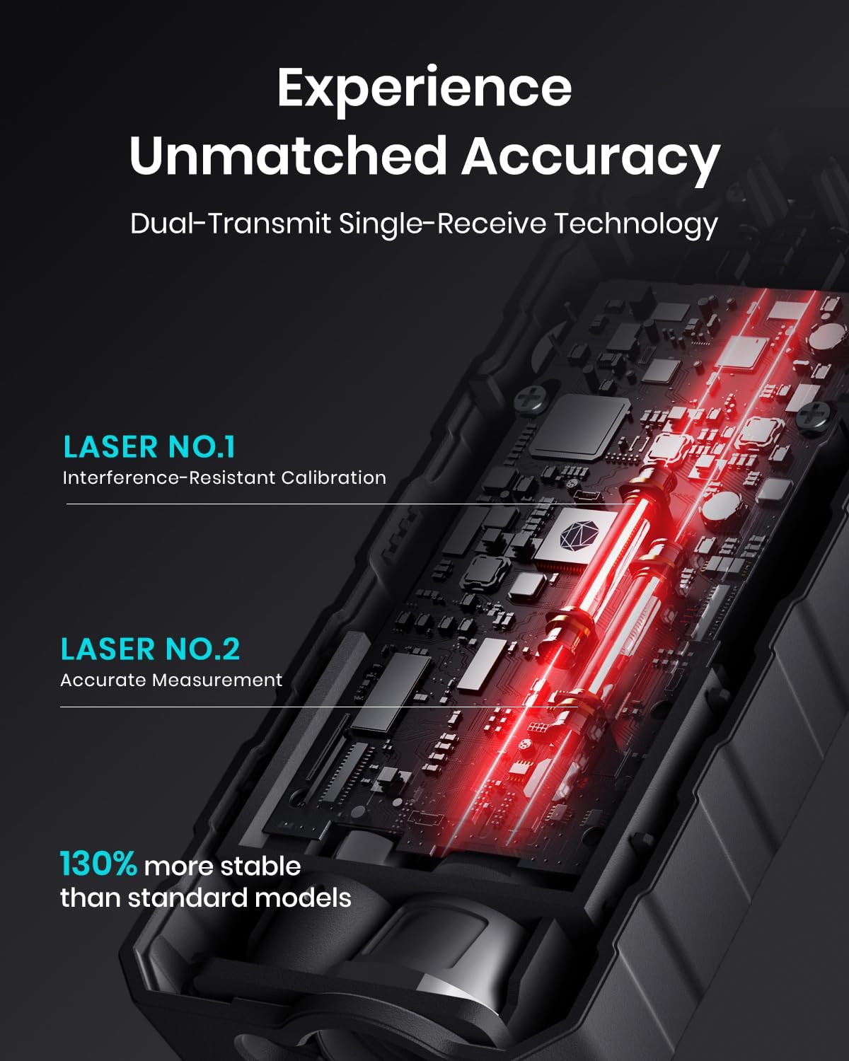 Laser Measurement Tool, 229Ft Laser Measure with Digital Angle Level, Laser Tape Measure with Phone App, Record Data