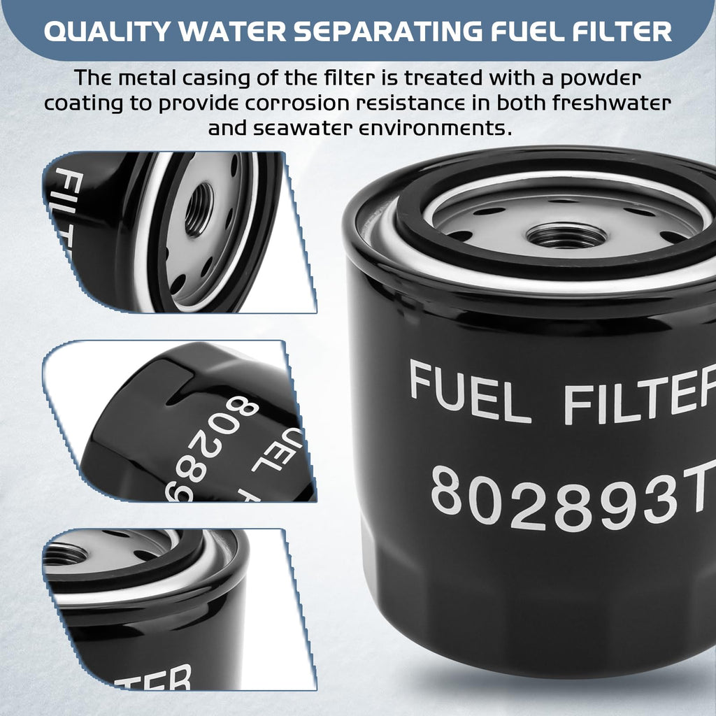802893T Water Separating Fuel Filter Fit for Mercury Fuel Filter System