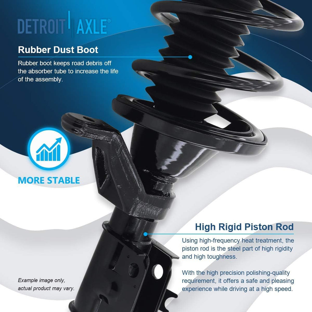 Detroit Axle - 1.7L Struts for 2003 2004 2005 Honda Civic [Excluding Si]