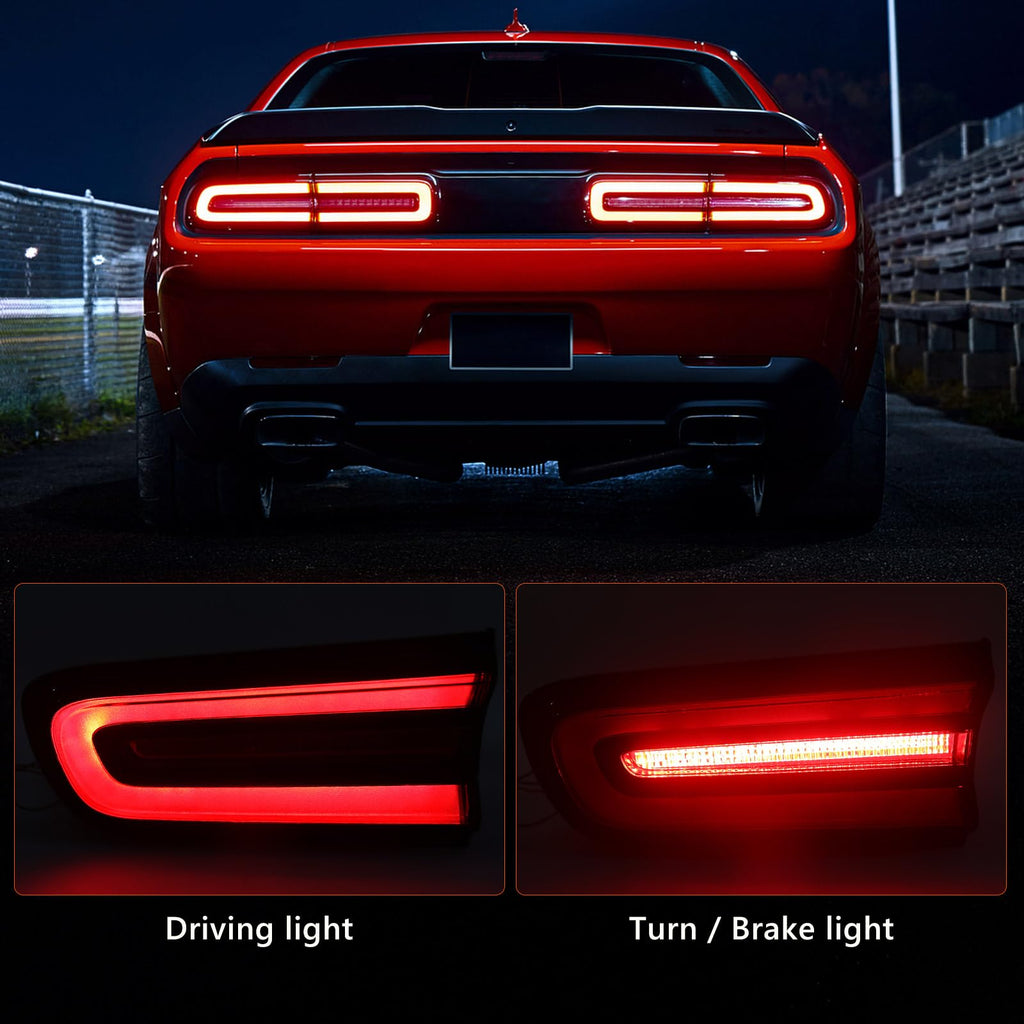 LH Outer Tail Light Compatible with Dodge Challenger 2015-2020 Left