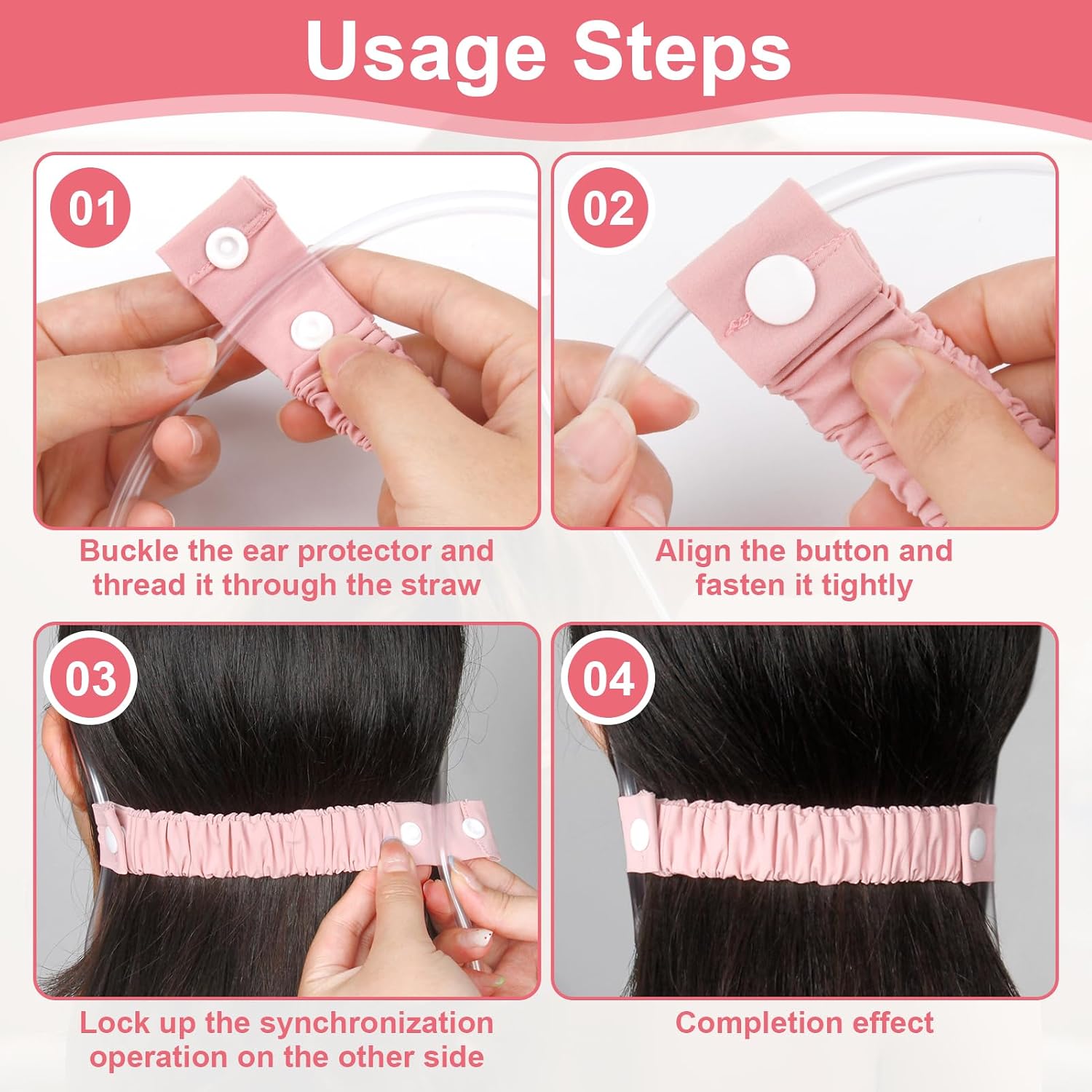 Nasal Cannula Strap Ear Protector for Oxygen Tubing,Elastic Cannula Holder