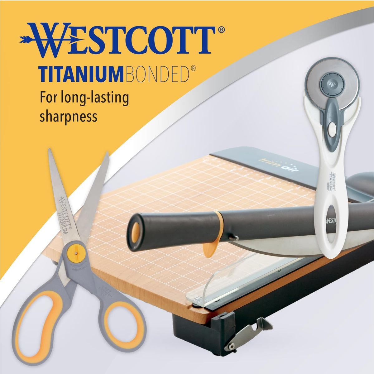 5.5" Rag Snips, Crafting, Quilting & Sewing Scissors for Fabric Cutting with Titanium-Bonded Blades