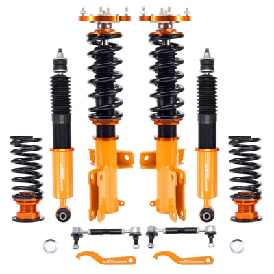 Coilovers for Ford Mustang 2005-2014, Height Adjustable Coilovers Suspension Kit, Preset Damping Shock Absorber