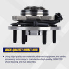 KUSATEC 515046 2pcs Front Wheel Bearing and Hub Assembly