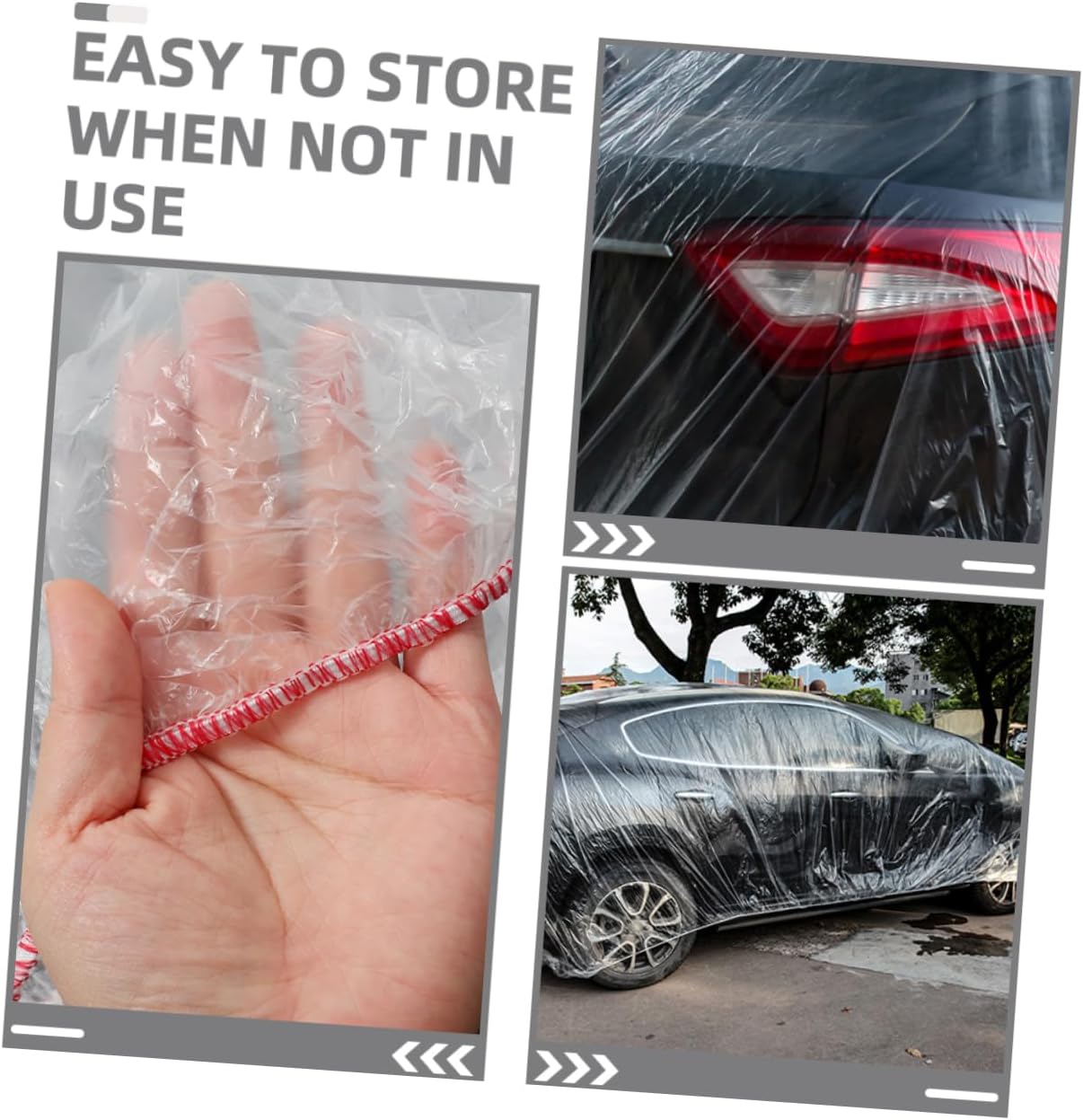 Outdoor Car Cover Vehicle Protector for Rain Dust and Debris Fits Cars and Easy to Store for Garage and Outdoor Use
