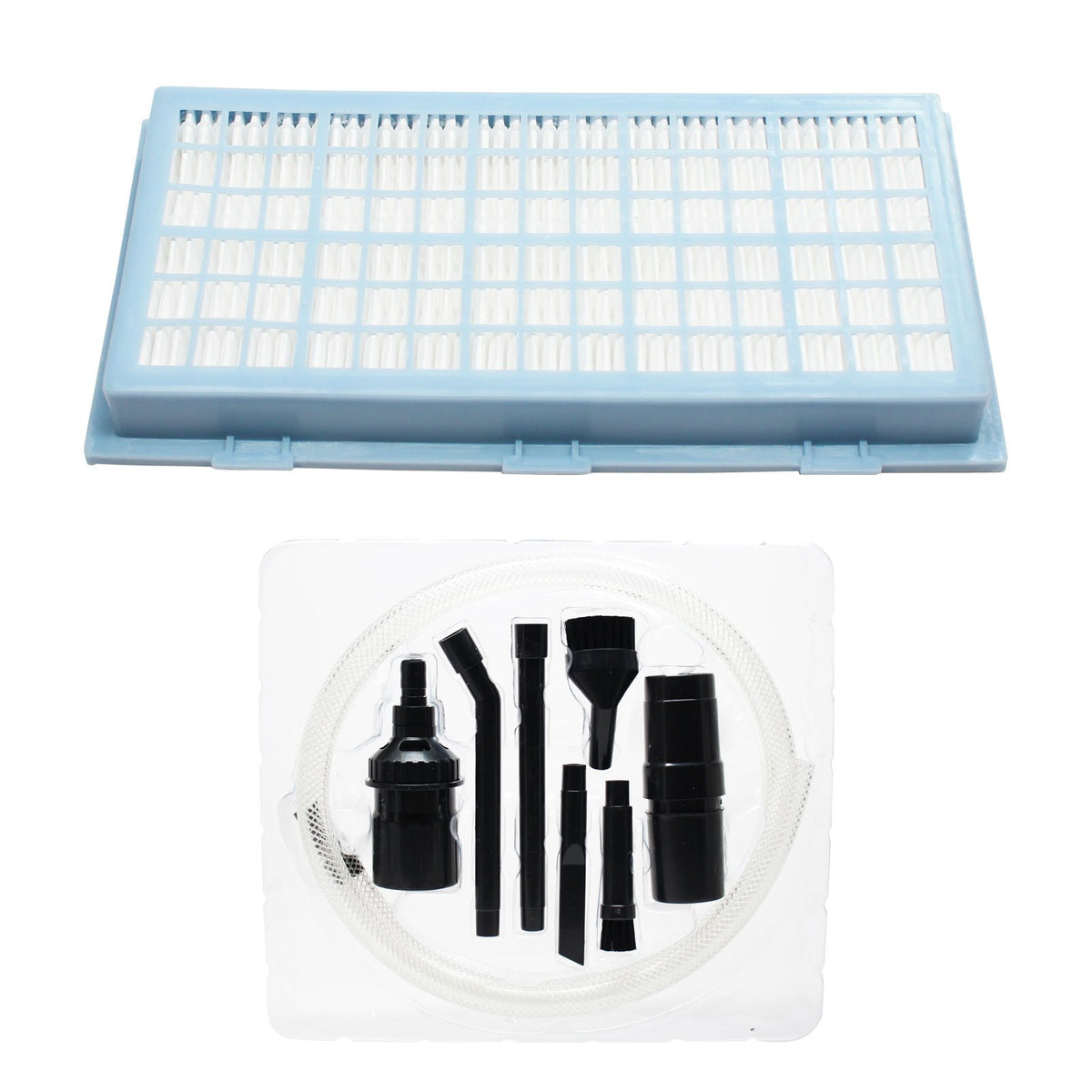 Replacement AH30 Filter with 1 Micro Vacuum Attachment Kit for Miele
