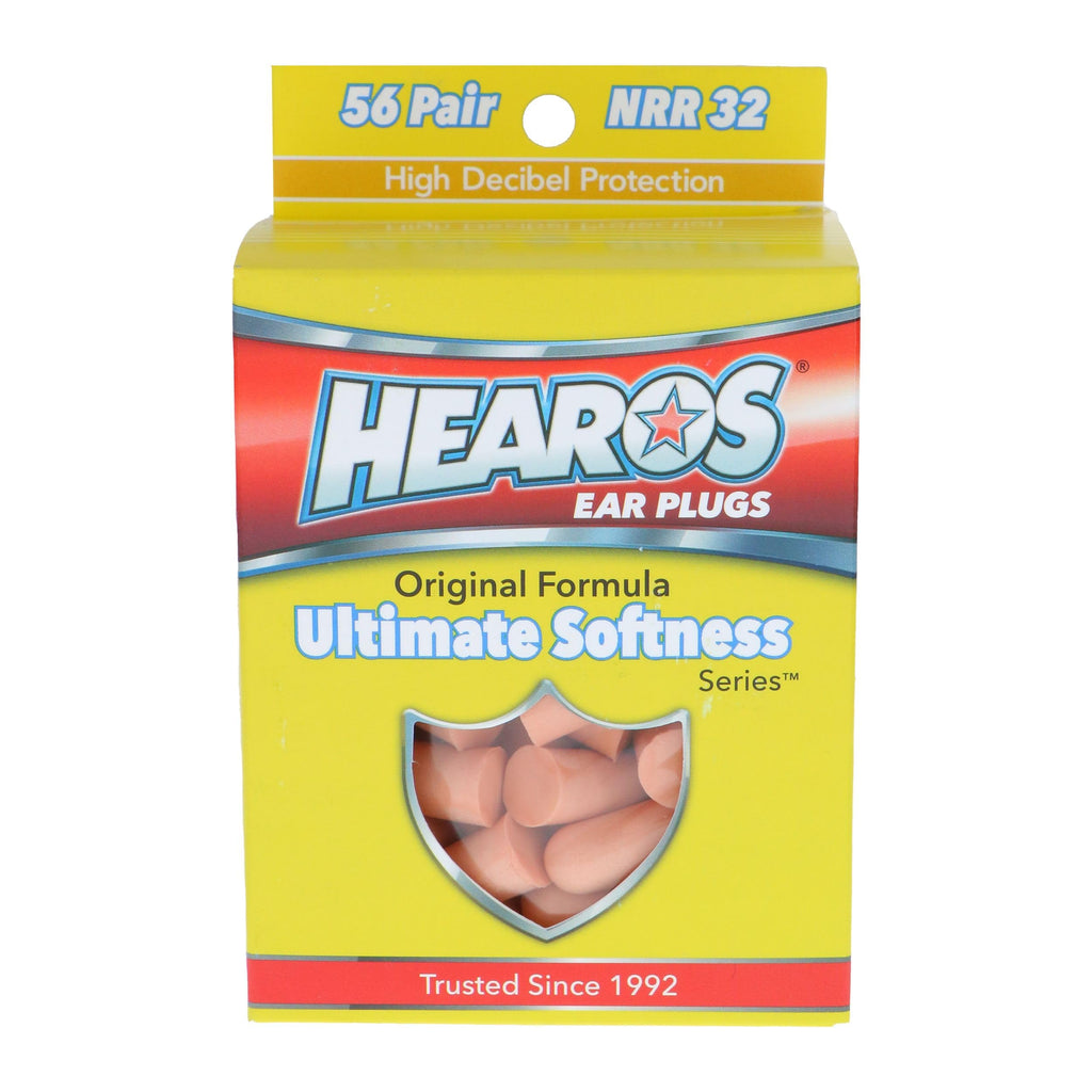 Ultimate Softness Series Ear Plugs, Beige, 56 Pair