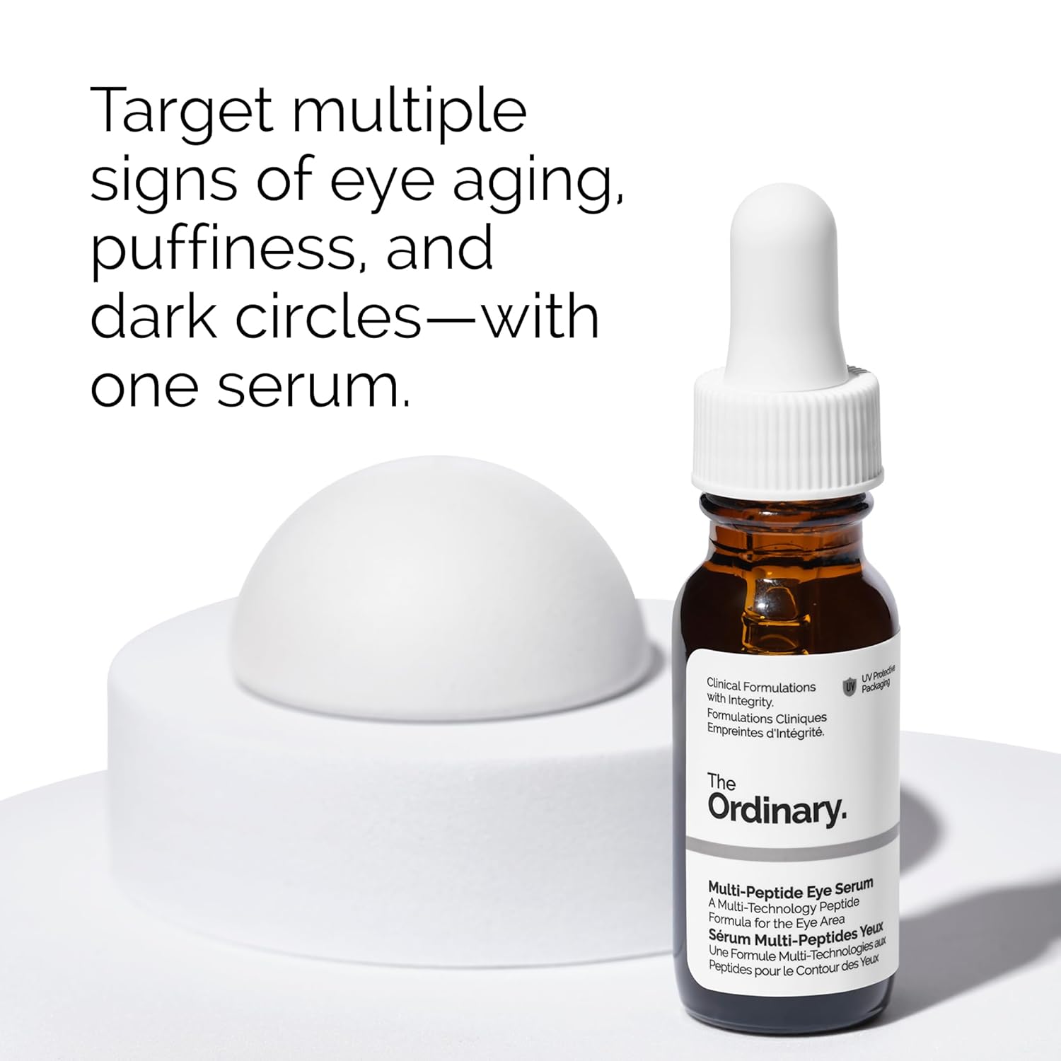 Age Support Set - 3-Step Anti-Aging Skin Regimen with Multi-Peptide + HA, Multi-Peptide Eye Serum, and Natural