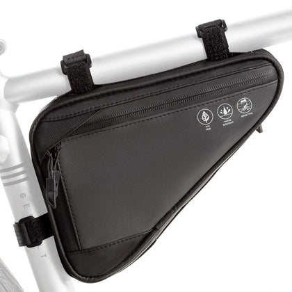 Bike Bag, Waterproof Bike Frame Bag Reflective Bicycle Storage Triangle Bag with two Side Pockets for Mountain MTB