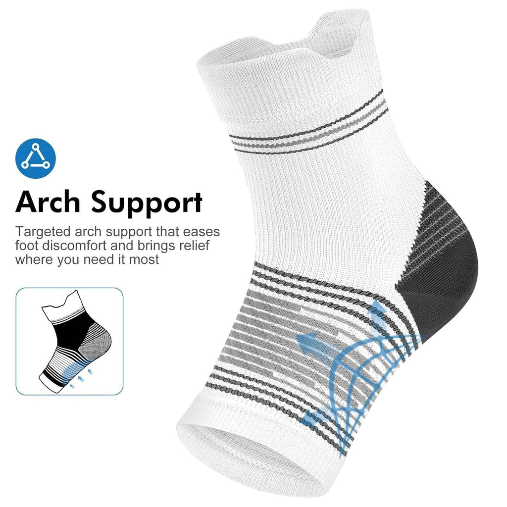 6 Pairs Compression Socks with Arch Support for Plantar Fasciitis