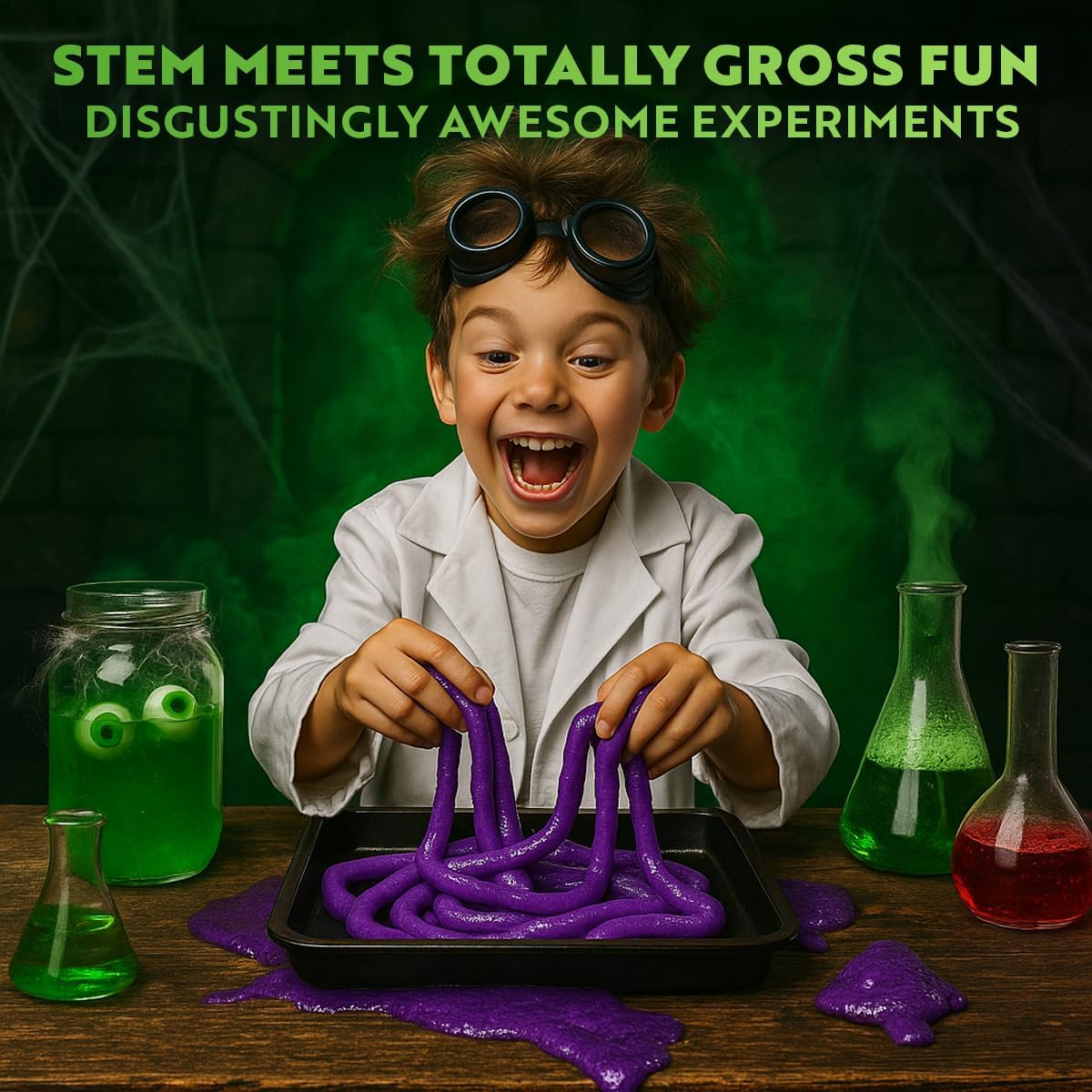 Disgusting n Gross Science Experiments, Science Kits for Kids Age 8-12