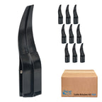 Cable Runway Retainer Kit, Black, 10-Pack