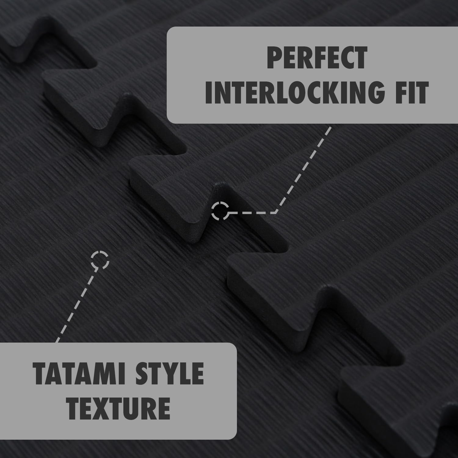Home Jiu Jitsu Mats - Extra Thick 1.5" Interlocking Puzzle Mats for Grappling, Wrestling, MMA & Judo Training Room