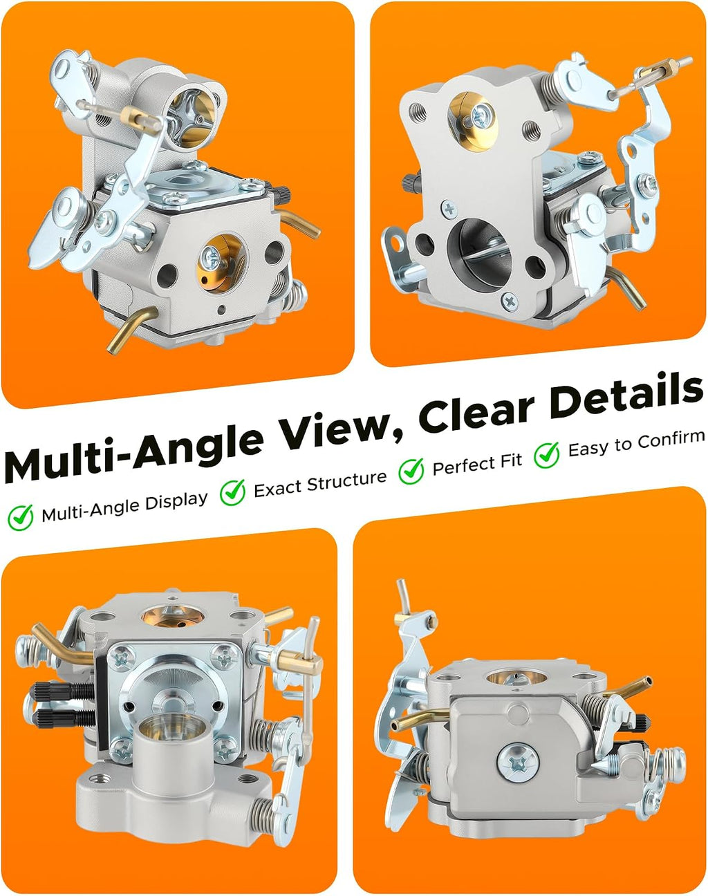 PP4218A C1M-W26 Carburetor for Poulan Pro PP4218 PP4218AVX PP4018 Chainsaw