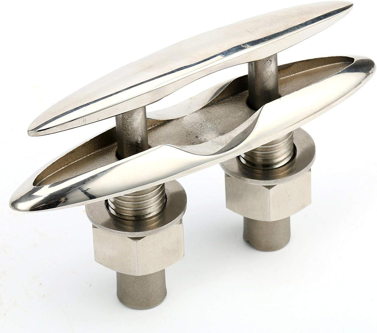 Amarine Made 2 Pack Stainless Steel 316 Pull Up Cleat - 6-1/2" -M0098S (2)