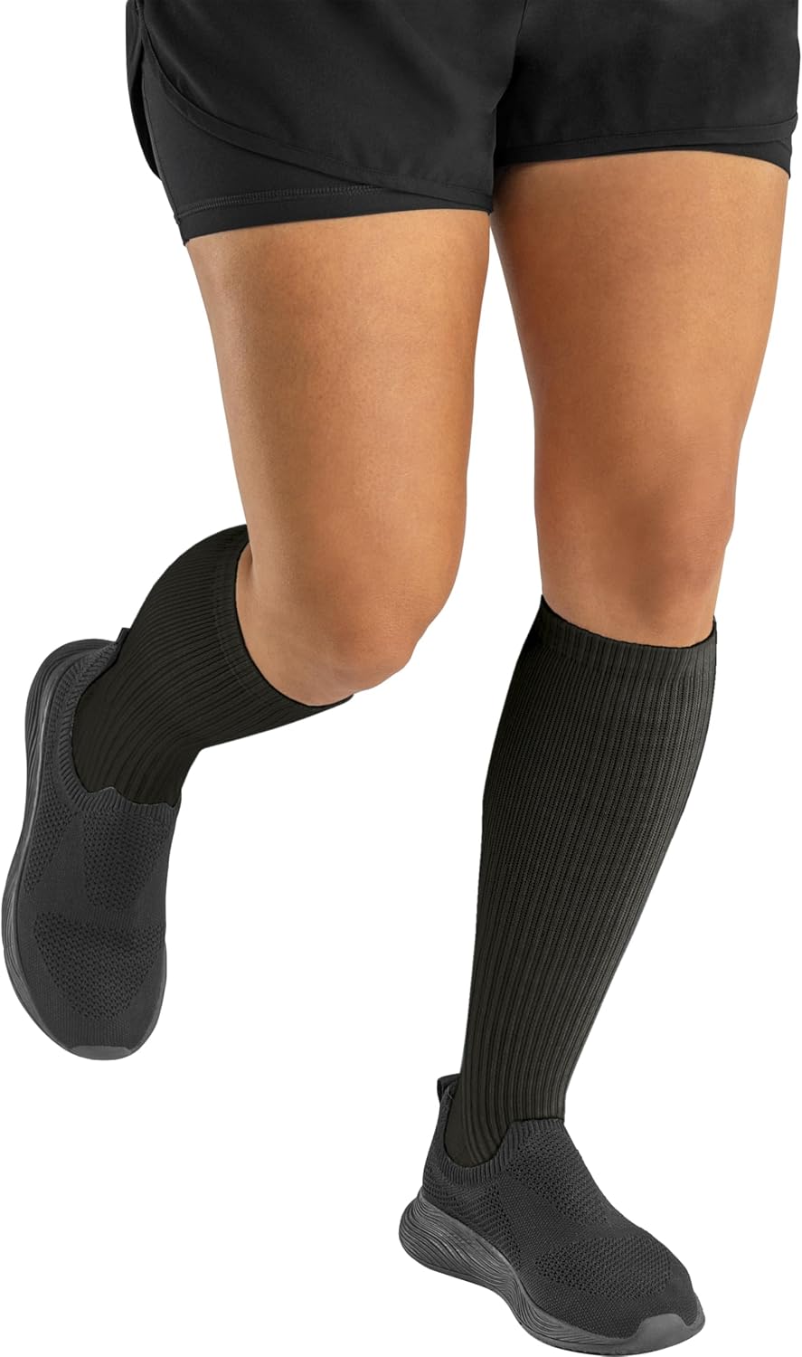 ACTIVA Athletic 20-30 mmHg Compression Socks Knee High, Closed Toe