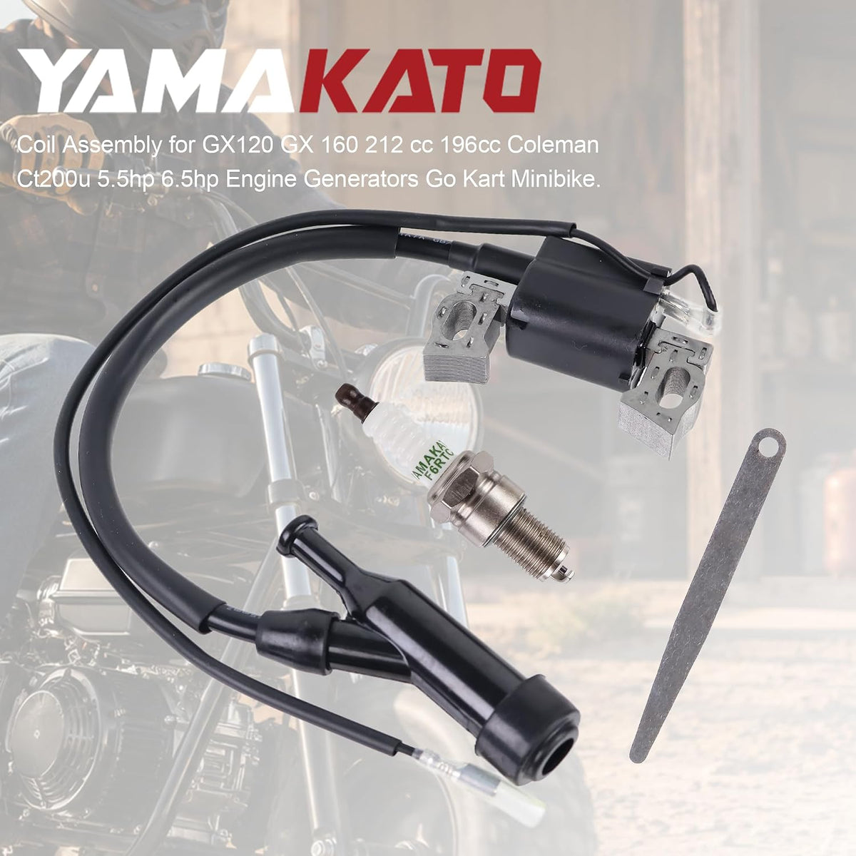 YAMAKATO GX160 212cc Performance Ignition Coil for Predator Honda GX200