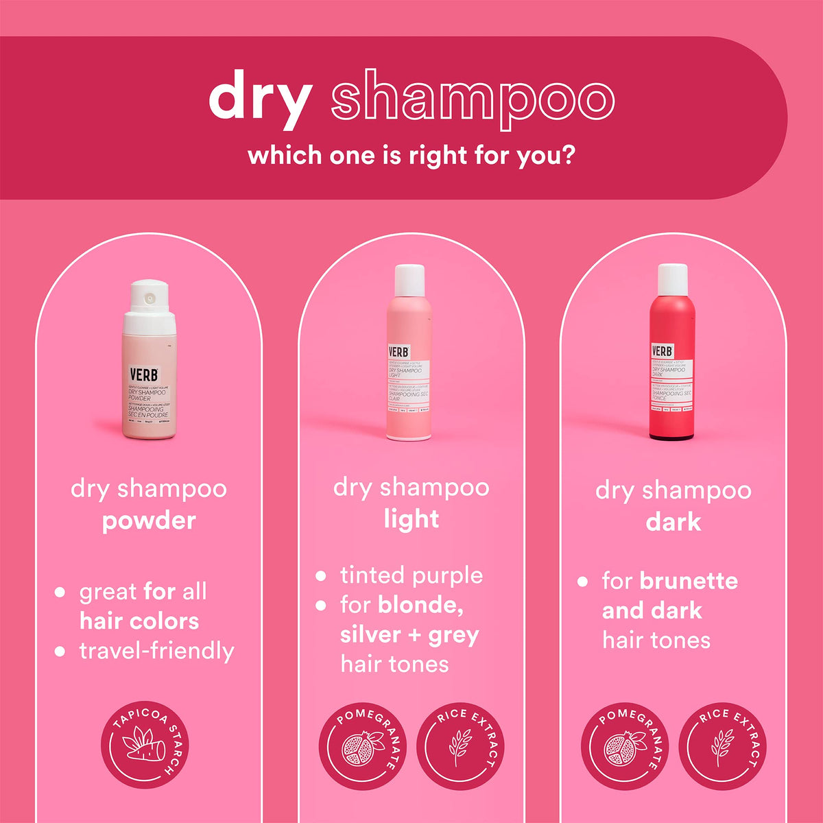 Dry Shampoo Light 1.7 oz | Oil Absorb + Root Refresh Blonde/Grey Tones