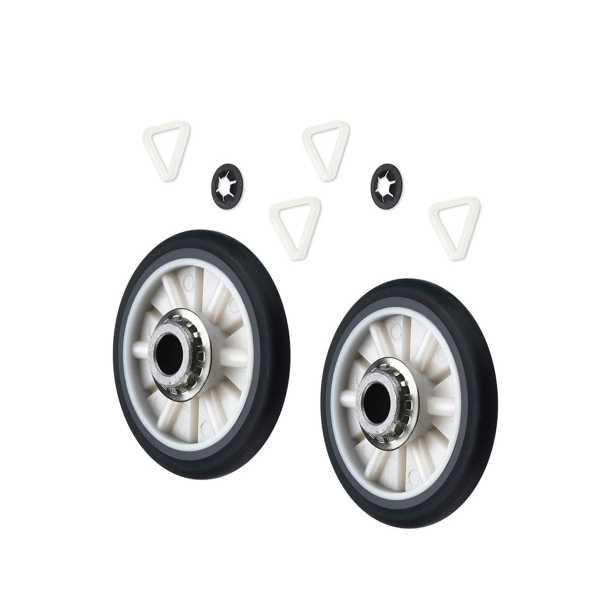 NEW 2 PACK 3397590 DRYER DRUM ROLLER KIT FITS WP Compatible with KENMORE SEARS ROPER + model list in description
