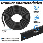 Storm Door Bottom Fin Weatherstrip for Andersen Pull-Down Door Seal Sweep