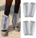 Universal Size Horse Leggings Fine Mesh Horse Fly Boots Greatly Reduce Stomping Breathable Horse Boots Leg Wraps (Set