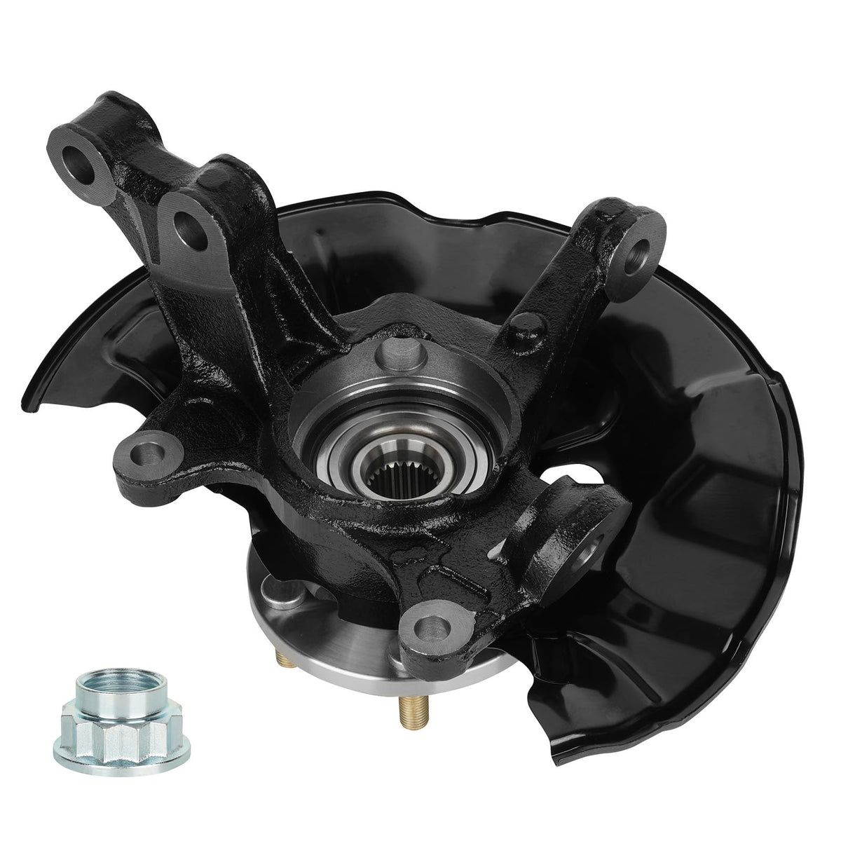 Front Right Steering Knuckle & Wheel Bearing Hub Assembly for Corolla 14-18