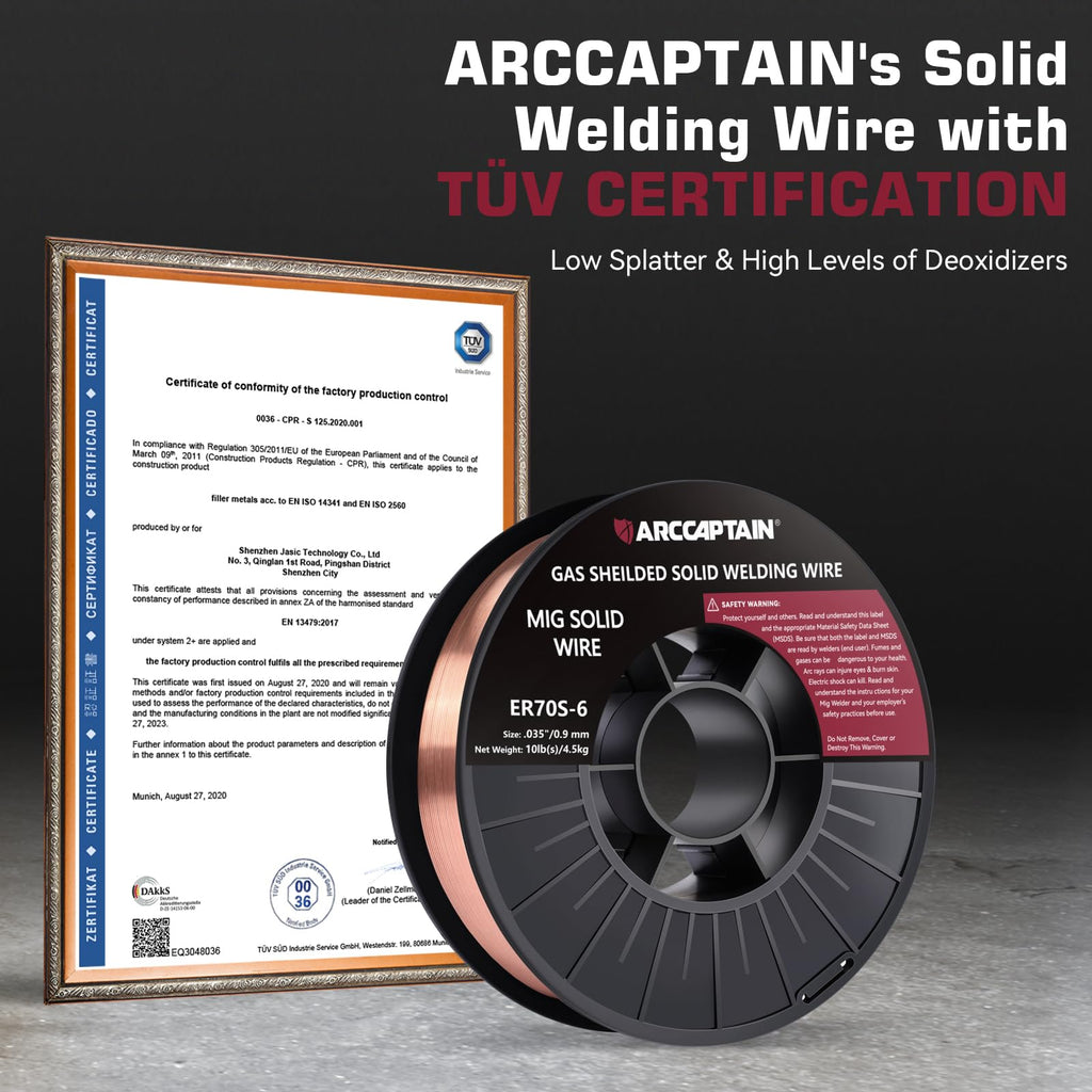 ARCCAPTAIN MIG Welding Wire ER70S-6 .035" 10LB x 2
