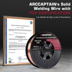 ARCCAPTAIN MIG Welding Wire ER70S-6 .035" 10LB x 2