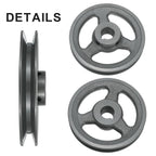 uxcell AK56-15/16 V-Belt Sheave 15/16"Bore 5.45"OD Single Groove Web Sheave