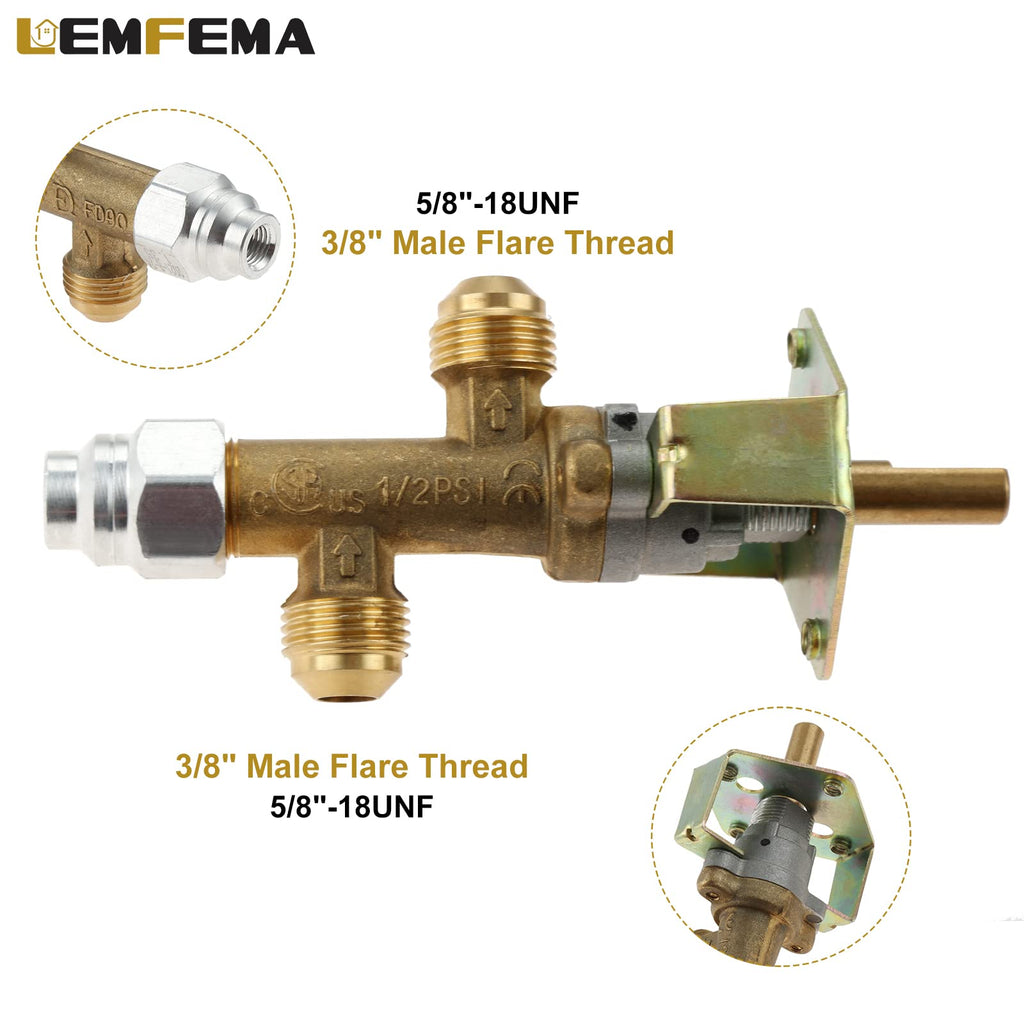 Low Pressure LPG Propane Gas Fireplace Flame Failure Safety Control Valve
