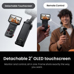 Luna Ultra - 8K Vlogging Camera with Dual Leica Lenses, 12× Zoom, 1" Sensor, Detachable 2" Touchscreen, Triple AI