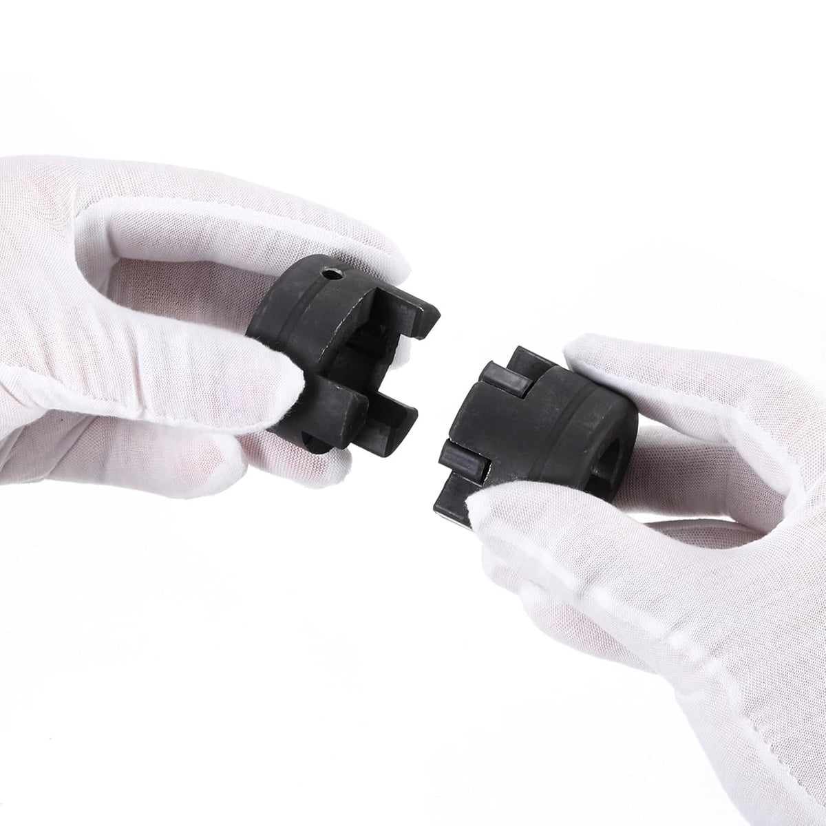 uxcell 1" to 1" L075 Flexible 3-Piece L-Jaw Coupling Coupler Set