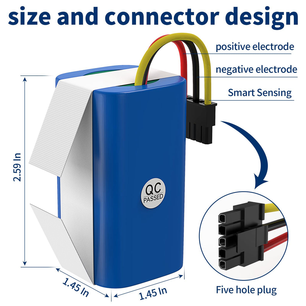 ABL-G Battery Replacement for iRobot Roomba Combo & Vac Essential Robot