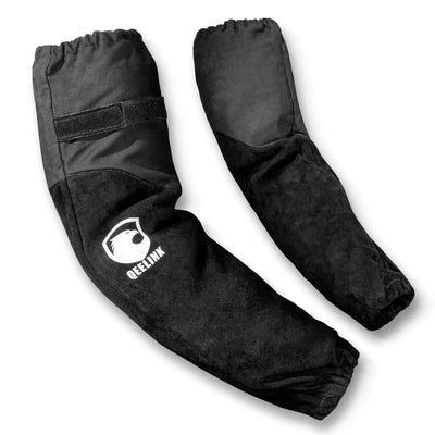 Leather Welding Work Sleeves for Men&Women - Heat&Flame Resistant Arm Protection with Kevlar Stitching and Cotton