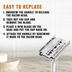Double Edge Razor Blades - 100 Count