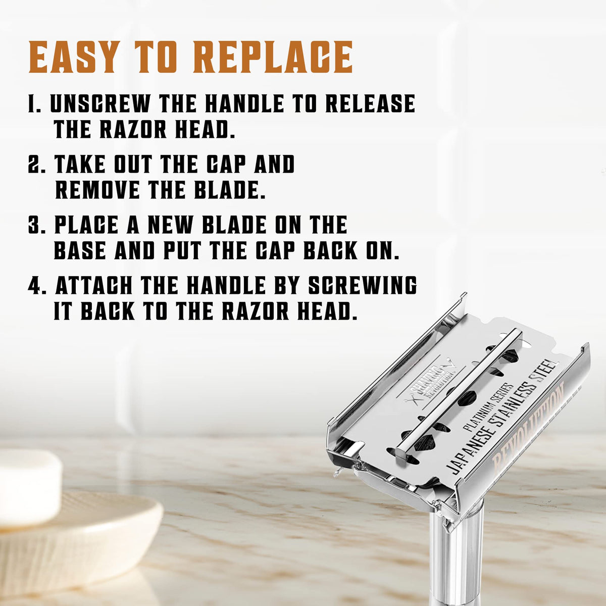 Double Edge Razor Blades - 100 Count