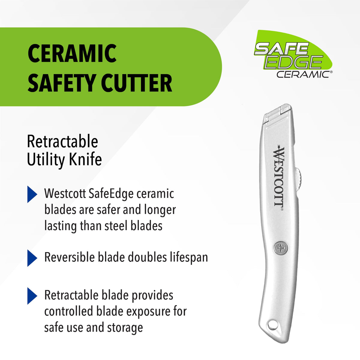 Aluminum Safety Cutter with Ceramic Blade